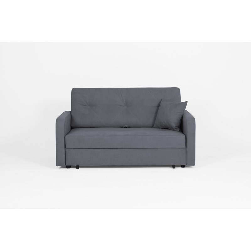 2 Seater Fabric Sofa, Grey