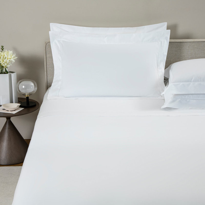 Single Ajour Sheet Set, King Sheet Set with 2 Pillowcases, White