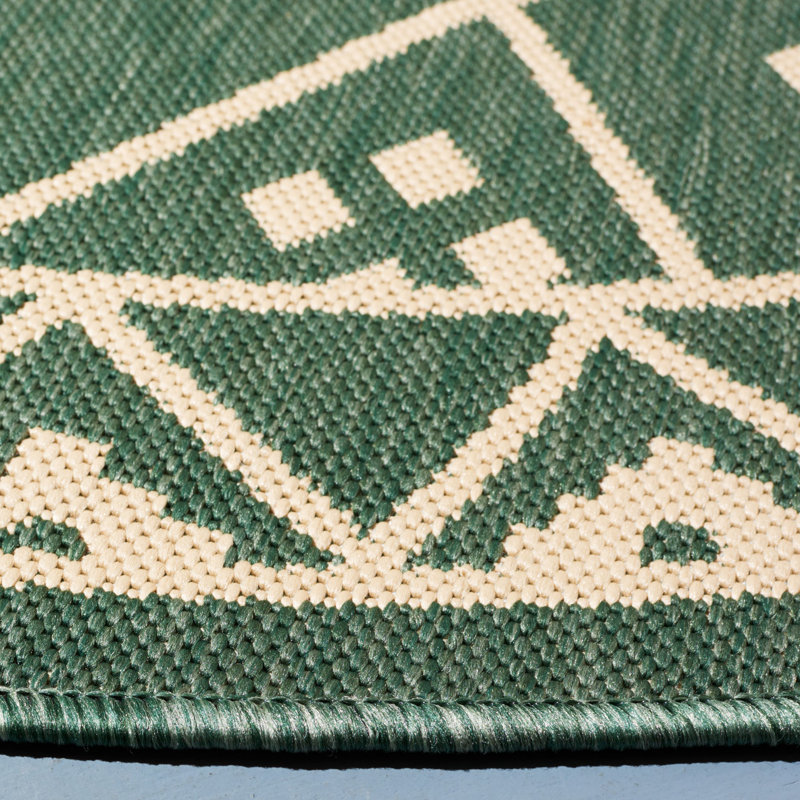 Courtyard Performance Geometric Indoor/Outdoor Area Rug, Rectangle 2'7" x 5'