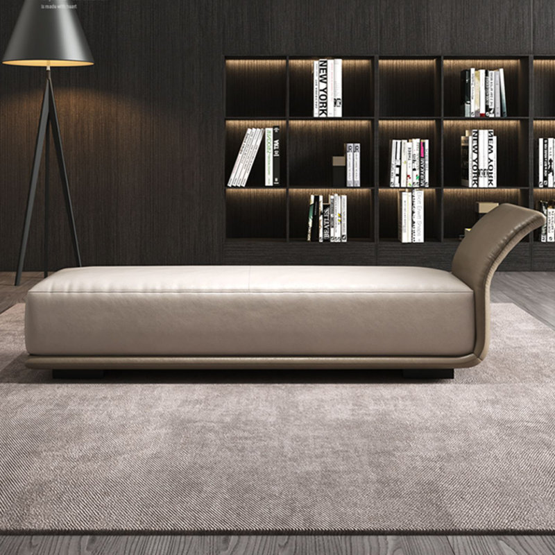 Banc rembourré, Beige / kaki