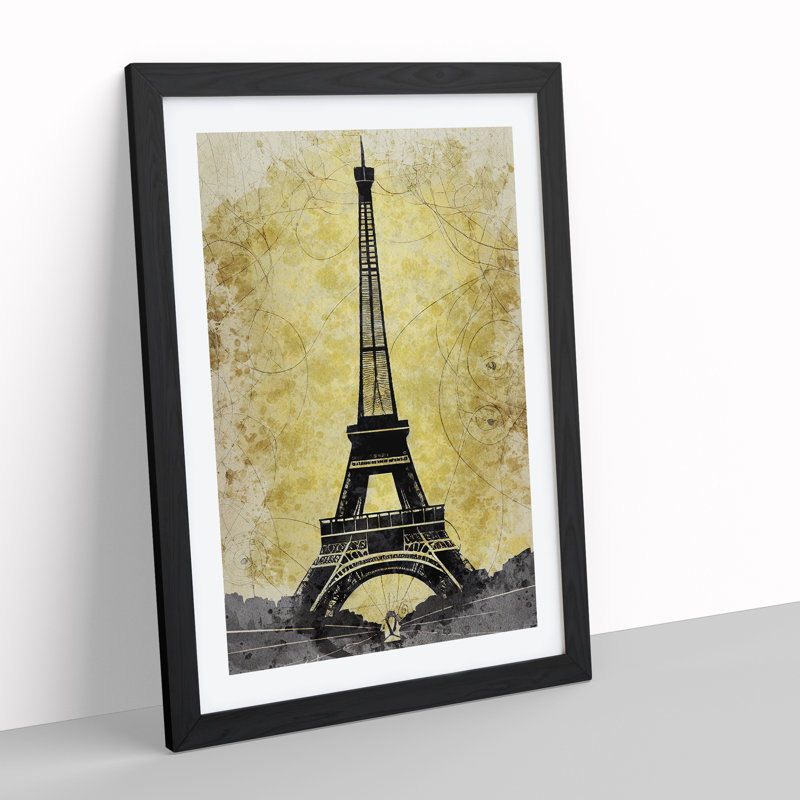 Splendid Eiffel Tower - Framed Print, Black, 64cm H x 46cm W x 2cm D