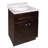 Brookings 25 Inch Bathroom Vanity with Cultured Marble Top, Assembled, Sherwin Williams® Gray – Design House, 215541-97985985