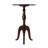 Dumitra 18 in. W Round Wood Pedestal Side Table