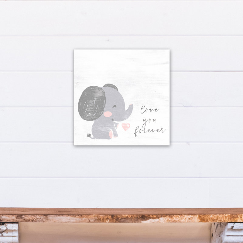 « love you forever », art sur toile