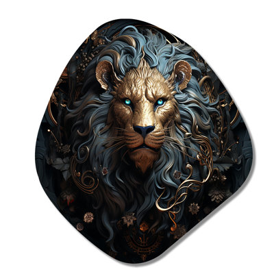 Iona - Lion Nebula Shape Assymterical Metal Wall Art