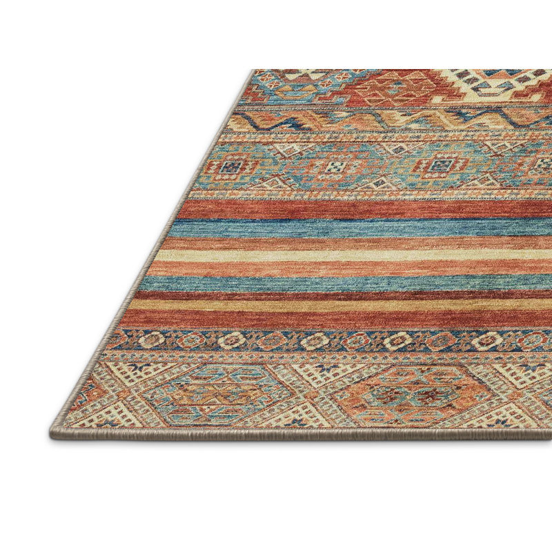 Tapis abstrait moderne 2395, Rectangle de 5 pi x 8 pi