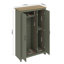 Limestone Betros 3 Door Wardrobe with Mirror-101635197