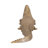 Decorative Metal Alligator Figurine for Tabletop Decor - Sculptural Object Statue Accent for Living Room or Home Decoration - 37", Gold & Metallic
