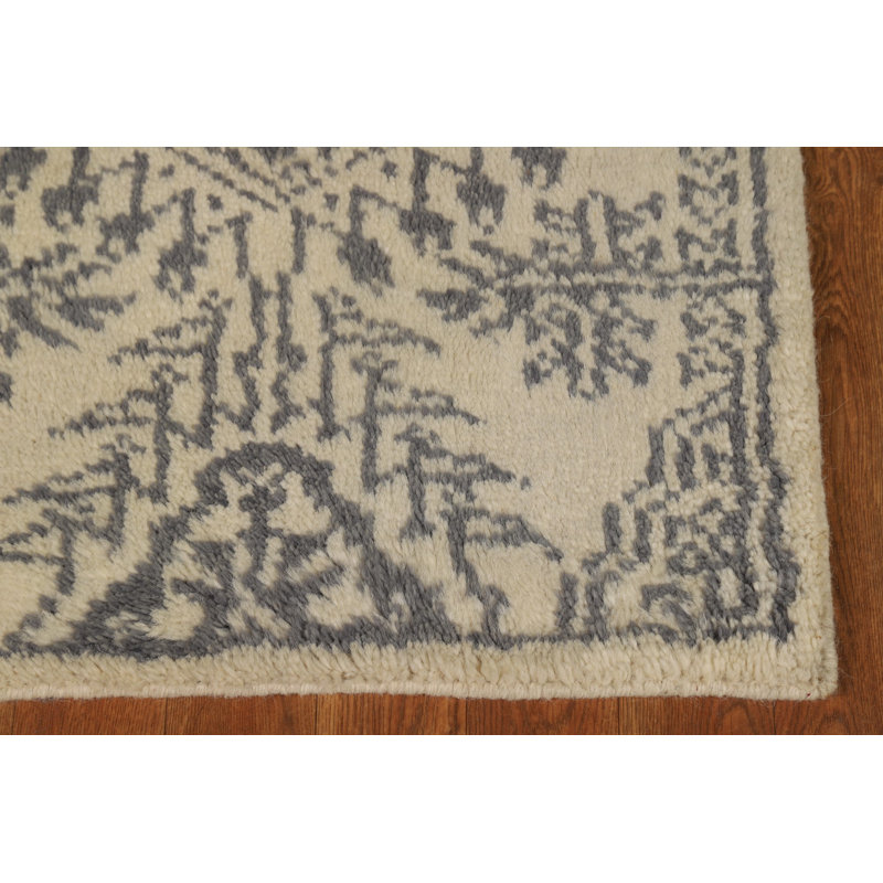 Handmade Moroccan Oriental Accent Rug 2x3