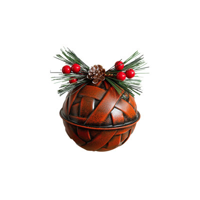 Christmas Decorations Iron Texture Bells Vintage Pendant Christmas Tree Scene Decoration
