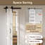 25" x 84" Height Full Lite Mirrored Glass Bi Fold Barn Door with Installation Hardware Kit-93147409