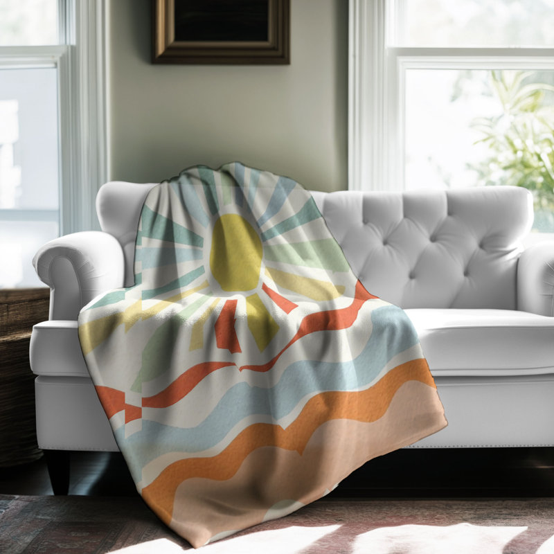 Jeté en sherpa de qualité supérieure Sandy Beach Softness - 1 pièce, L 60 po x L 80 po