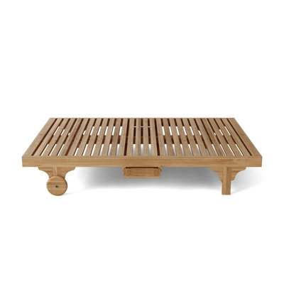 Bel-Air Outdoor Teak Chaise Lounge