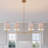 Cerilen 4 - Light Dimmable Gold Linear Chandelier Kitchen Island Chandelier