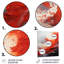 Red Chaos Unleashed II - Abstract Collages, art mural en métal-829983201