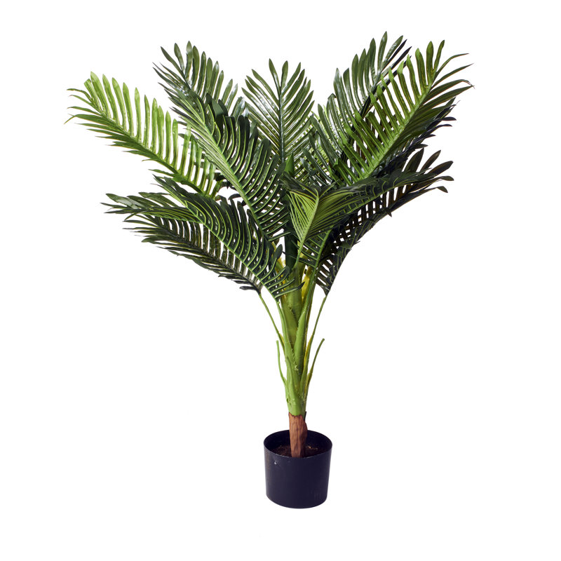40'' Faux Palm Tree in Metal Pot