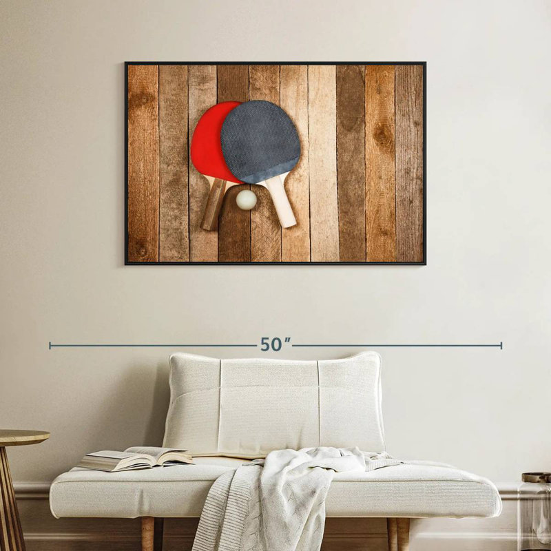 Ping-pong en bois Sireci, H 27 po x l 40 po