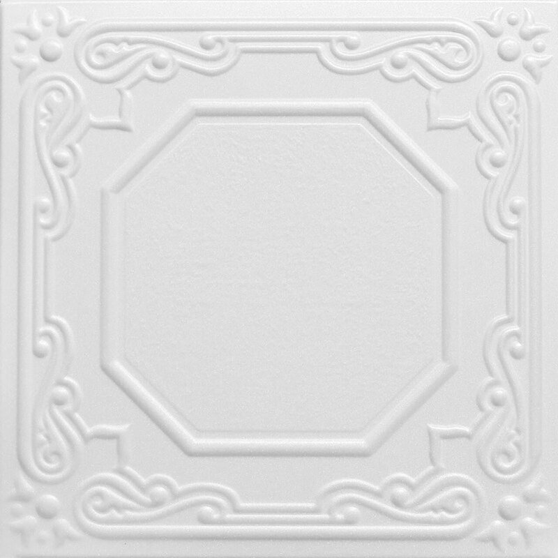 Topkapi Palace 1.6 ft. X 1.6 ft. Glue-up Polystyrene Ceiling Tile