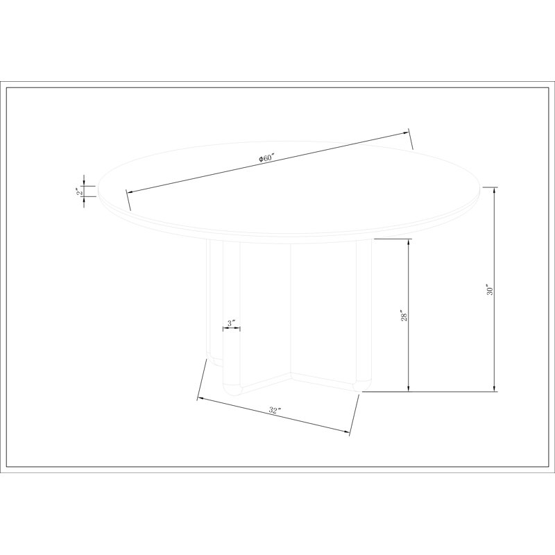 Becki Owens x Surya Atra Dining Table