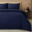Luxury Embossed Stripe Microfibre Duvet Cover Set Durable Hypoallergenic with Zipper Closure-122560834