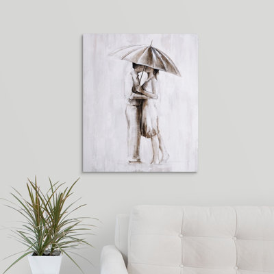«Springtime Stroll», peinture sur toile