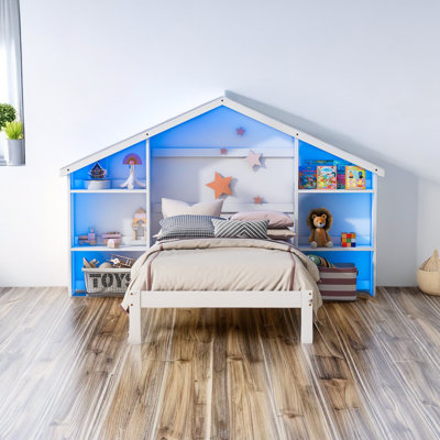 Lit plateforme avec rangement Hurlee