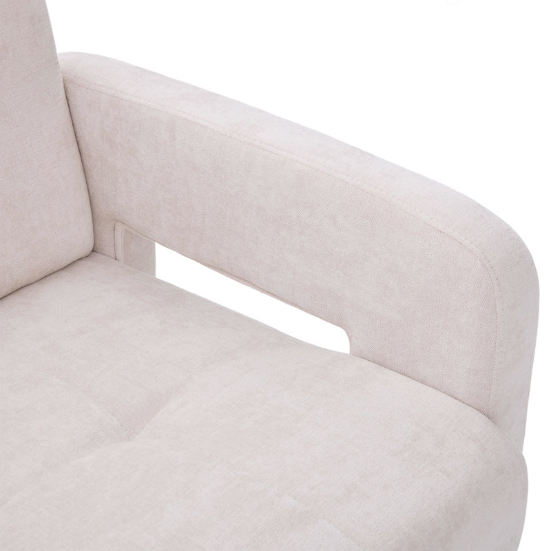 Nordic Modern Double Armchair Living Room & Bedroom Compact Upholstered Sofa Leisure Sofa Comfortable Seating With Dual Armrescan Be Paired With A Single Chair