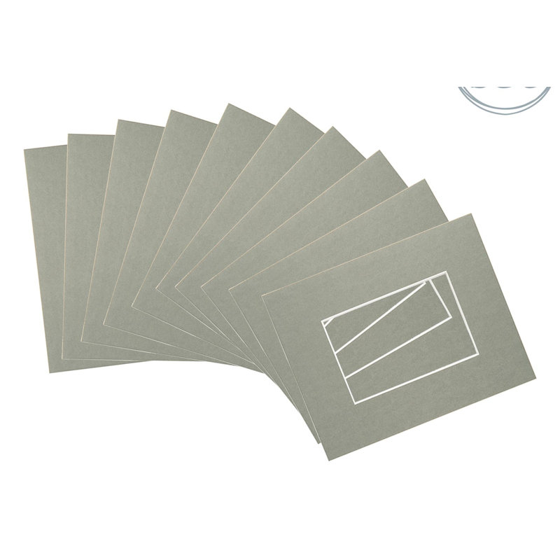 Nicola Spring - Picture Mounts, 25cm H x 20cm W x 0.5cm D, Grey