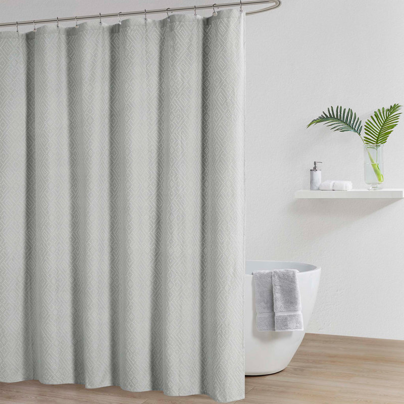 Rideau de douche Matelasse, Gris