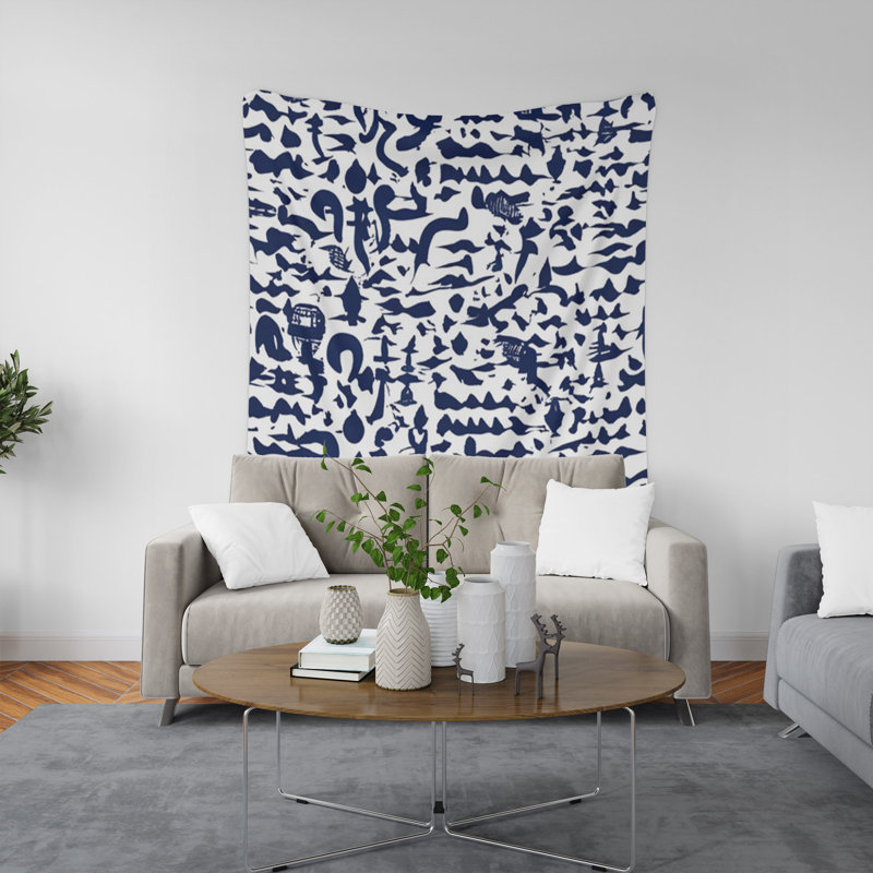 Tapisserie murale, H 80 po x l 68 po x P 0,8 po