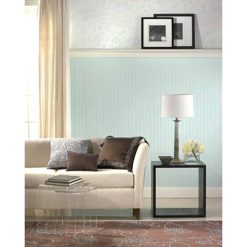 Graham & Brown Paintable Beadboard 3D Embossed Wallpaper Roll & Reviews ...