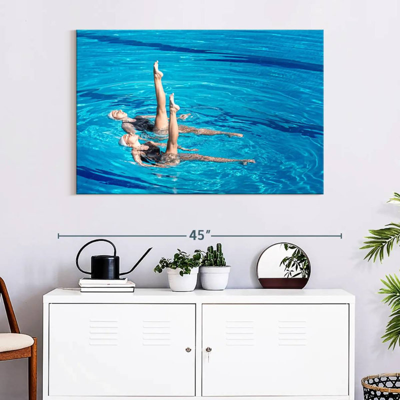 Sireci Synchronized Swimmers, 26" H x 39" W