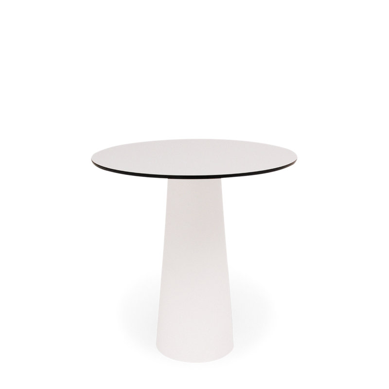 Container Round Dining Table, White