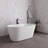 54" Streamline Soaking Freestanding Tub With Internal Drain-108964850