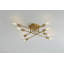 Plafonnier semi-encastré 27,17 po 8 lumières Sputnik Classic-164832036