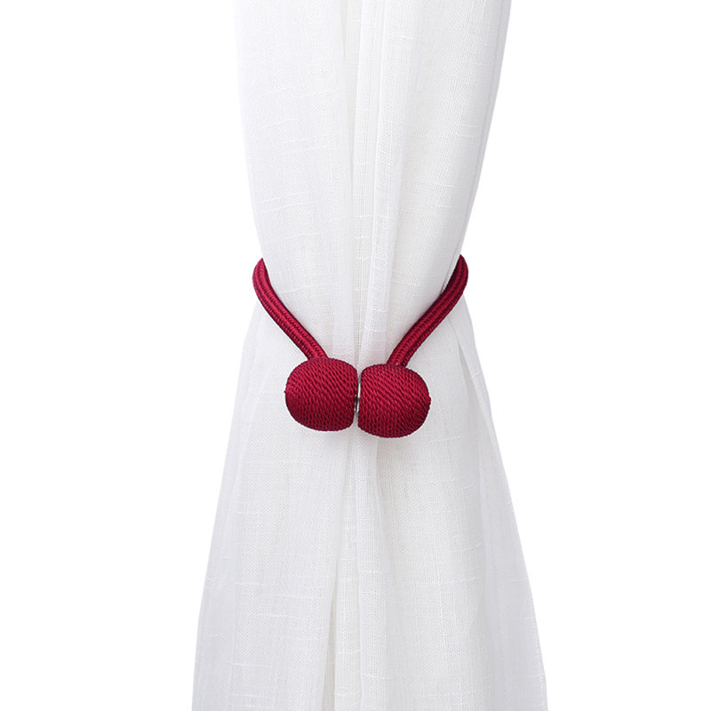 Towerside Polymer Curtain Tieback, Burgundy