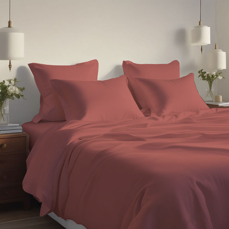 Ensemble de draps rafraîchissant et respirant Hotel Luxurious, Ensemble de draps pour lit simple + deux taies d'o