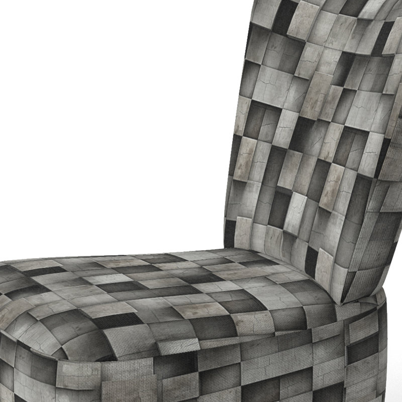 Chaise d'appoint rembourrée moderne et contemporaine Architectural