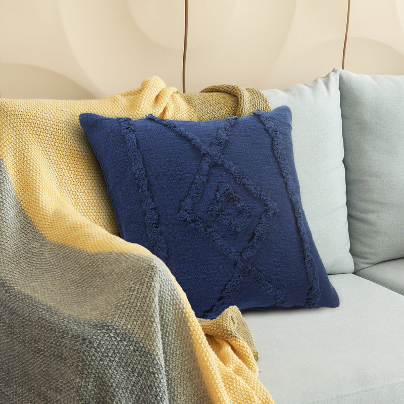 Coussin décoratif en coton Diez, Polyester/ Bourre en polyester