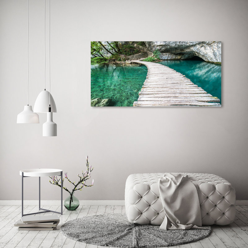 Plitvice Lakes - Wrapped Canvas Print