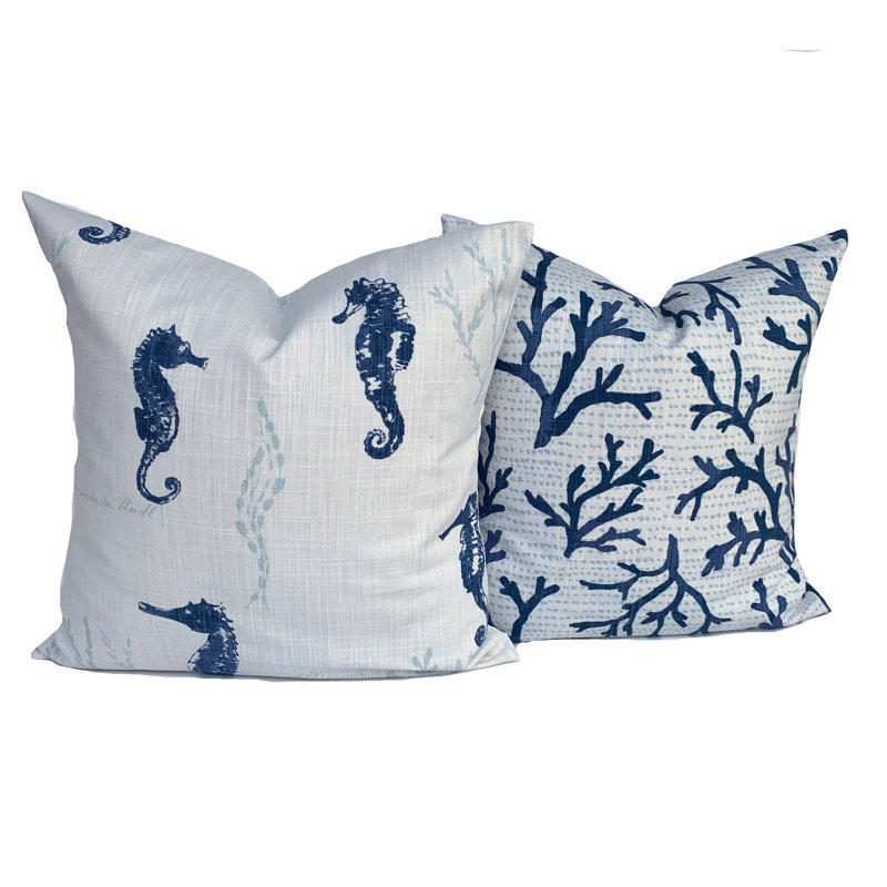  Housse de coussin 100% coton, 19,5 po x 19,5 po