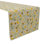 Rectangular Floral Cotton Twill Table Runner