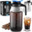 Zulay 32oz Cold Brew Maker - Mason Jar Glass, Leak-Proof Lid, Fine-Mesh Stainless Steel Filter-104572592-114612659