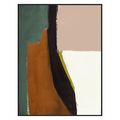 «Block Field 4» par Jo Stearns - reproduction encadrée sur toile