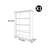 Chinese style solid wood open bookcase