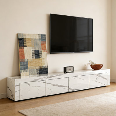 Minimalism Living Room Sintered Stone TV Stand