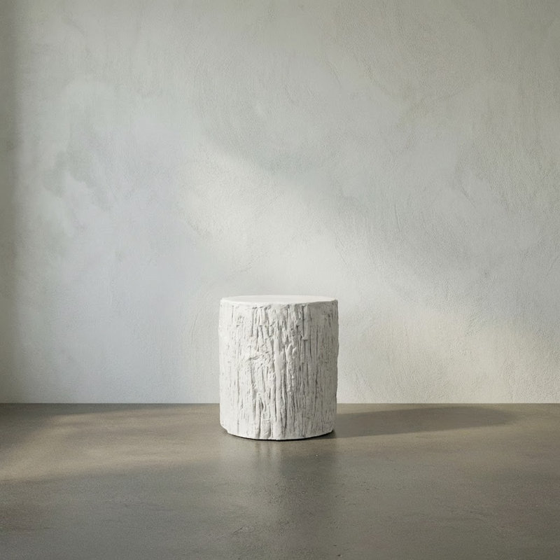 Concrete Top End Table