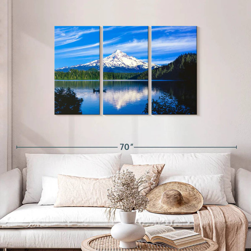 Alvord Kayaking At Mount Hood, 28" H x 45" W