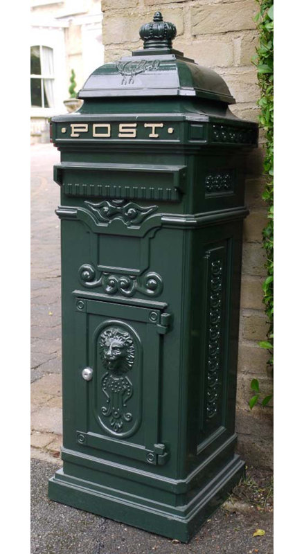 Weybossett Aluminum Column Box, Green