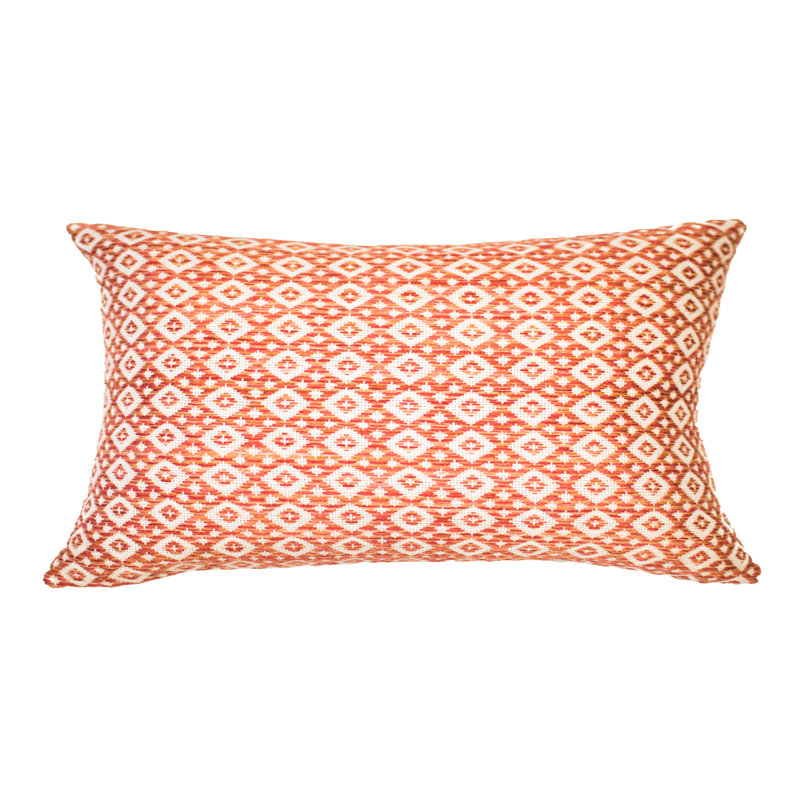Euro Pillow Cover & Insert, Brick, Rectangle 16"H x 30"W